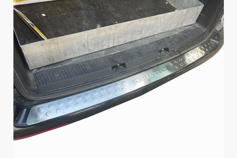 Volkswagen T5 2010–2015 Ravna obloga zadnjega odbijača (Omsa, nerjavno jeklo) Multivan Image