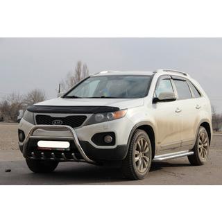 Prednji zaščitni lok WT003 (nerjavno jeklo) Kia Sorento II XM 2009–2014 fotografija 3