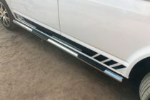 Volkswagen T5 2010–2015 Stranske cevi (2 kos, nerjaveče jeklo) fotografija 9