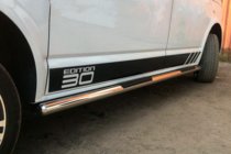Volkswagen T5 Caravelle 2004–2010 Stranske cevi (2 kos, nerjaveče jeklo) fotografija 2