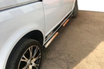 Volkswagen T5 Caravelle 2004–2010 Stranske cevi (2 kos, nerjaveče jeklo) fotografija 11