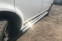 Volkswagen T5 Multivan 2003–2010 Stranske cevi (2 kos, nerjaveče jeklo) 60 mm, dolga medosna razdalja fotografija 3