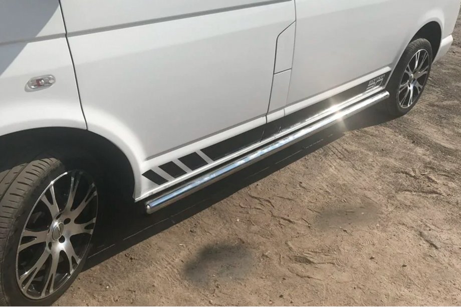 Volkswagen T5 Multivan 2003–2010 Stranske cevi (2 kos, nerjaveče jeklo) 60 mm, dolga medosna razdalja Image