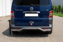 Volkswagen T5 Caravelle 2004–2010 Zadnji zaščitni lok Val AK006 (nerj.) fotografija 1