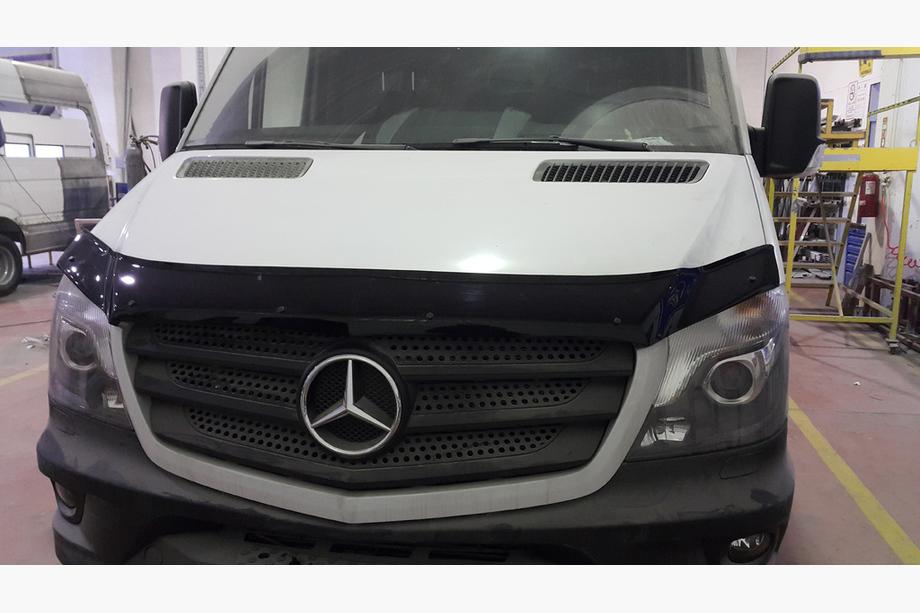 Mercedes Sprinter W906 2006–2018 Deflektor pokrova motorja 2013+ (V1, EuroCap) Fotografija 7