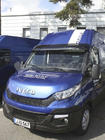 Iveco Daily 2014– Vizir za vetrobransko steklo V1 (črna sijaj, 5 mm) fotografija 5