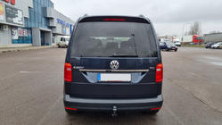 Volkswagen Caddy 2015–2020 Letvica nad registrsko tablico (1-vratna, nerjaveče jeklo) fotografija 1