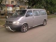 Volkswagen T4 Caravelle/Multivan 1990–2003 Stranske cevi (2 kos, nerjavno jeklo) 60 mm, dolga medosna razdalja fotografija 2