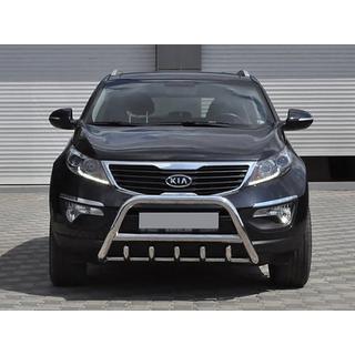 Prednji zaščitni lok WT003 (nerjavno jeklo) Kia Sportage 2010–2015 fotografija 4