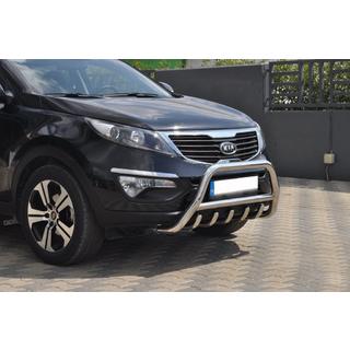 Prednji zaščitni lok WT003 (nerjavno jeklo) Kia Sportage 2010–2015 fotografija 2
