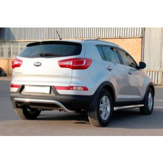 Zadnji zaščitni lok AK007 (nerjavno jeklo) Kia Sportage 2010–2015 fotografija 2