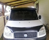 Fiat Doblo I 2005–2010 Vizir na vetrobransko steklo (črn sijaj, 5 mm) fotografija 3