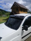 Fiat Doblo I 2005–2010 Vizir na vetrobransko steklo (črn sijaj, 5 mm) fotografija 12