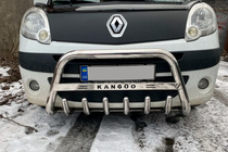 Renault Kangoo 2008–2020 Prednji zaščitni lok WT003/004 (nerjaveče jeklo) brez napisa, 51 mm fotografija 2