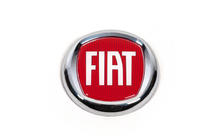 Fiat Samolepilni emblem V1 (rdeč) 85 mm fotografija 1
