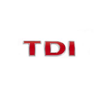 Napis TDI (ravna pisava) fotografija 2