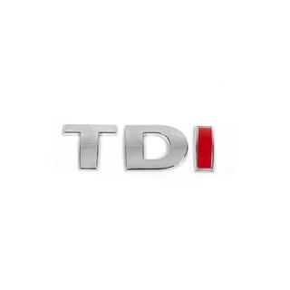 Napis TDI (ravna pisava) fotografija 3