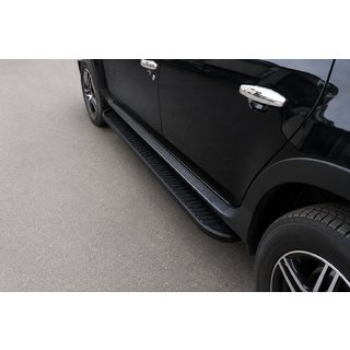Stranski pragovi Tayga Black (2 kosa, aluminij) fotografija 1