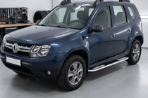 Dacia Duster 2008–2018 Bočne stopnice Tayga Grey V2 (2 kos, aluminij) fotografija 2
