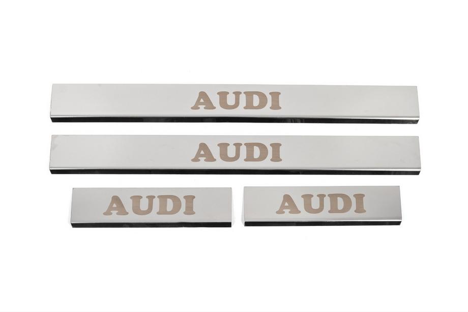 Audi A4 B6 2000–2004 Kromirane obloge pragov (4 kos, Carmos) Image