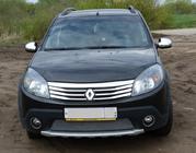 Renault Logan I 2008–2013 Kromirani pokrovi zgornjega dela ogledal, različica 2 (2 kosa) fotografija 3
