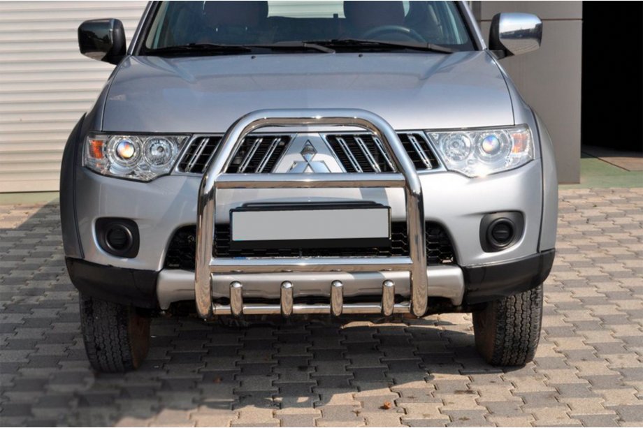 Mitsubishi Pajero Sport 2008–2015 Sprednji zaščitni lok QT007 (nerjaveče jeklo) Image
