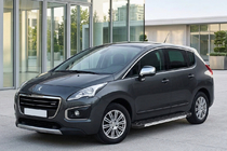 Peugeot 3008 2008–2016 Bočne stopnice RedLine V1 (2 kosa, aluminij) 2014-2016 fotografija 1