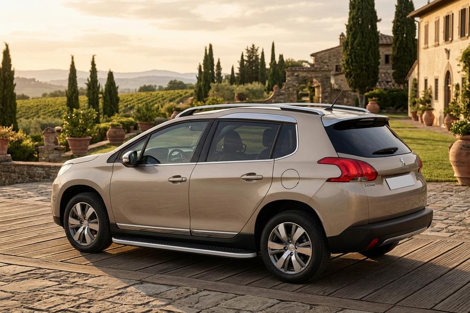 Peugeot 3008 2008–2016 Stranske stopnice Tayga Grey (2 kos, aluminij) 2014-2016 Image