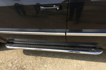 Jeep Grand Cherokee WK 2004–2010 Stranske stopnice Maydos V2 (2 kosa, nerjavno jeklo) fotografija 7
