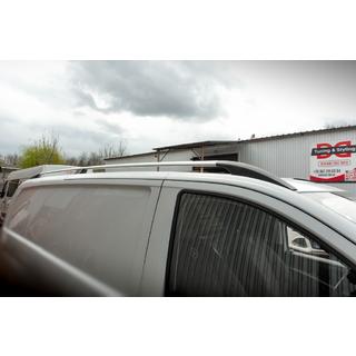 Strešne sani ELITE krom (plastična noga) Mercedes Vito/V-razred W447 2014– fotografija 2