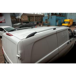Strešne sani ELITE krom (plastična noga) Mercedes Vito/V-razred W447 2014– fotografija 3