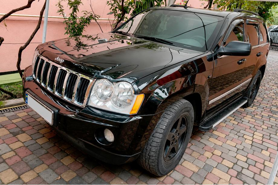 Jeep Grand Cherokee WK 2004–2010 Stranski pragovi Maya V1 (2 kos, aluminij) Image