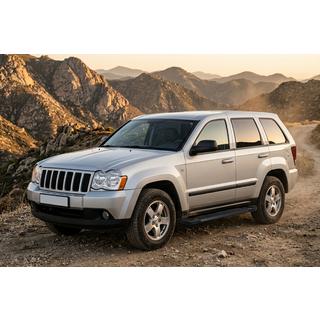Stranske stopnice RedLine Black (2 kosa, aluminij) Jeep Grand Cherokee WK 2004–2010 fotografija 1