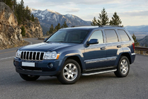 Jeep Grand Cherokee WK 2004–2010 Stranske stopnice Tayga Grey (2 kos, aluminij) fotografija 1