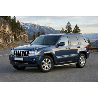 Stranske stopnice Tayga Grey (2 kos, aluminij) Jeep Grand Cherokee WK 2004–2010 fotografija 1
