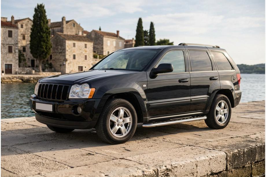 Jeep Grand Cherokee WK 2004–2010 Stranske stopnice Maydos V1 (2 kosa, aluminij / nerjavno jeklo) Image