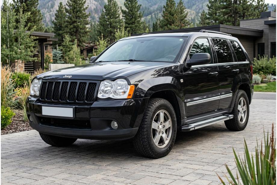 Jeep Grand Cherokee WK 2004–2010 Stranske stopnice Rainbow (2 kosa, aluminij) Image
