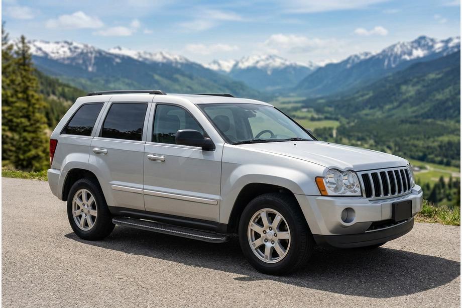 Jeep Grand Cherokee WK 2004–2010 Stranske stopnice Bosphorus Black (2 kosa, aluminij) Image