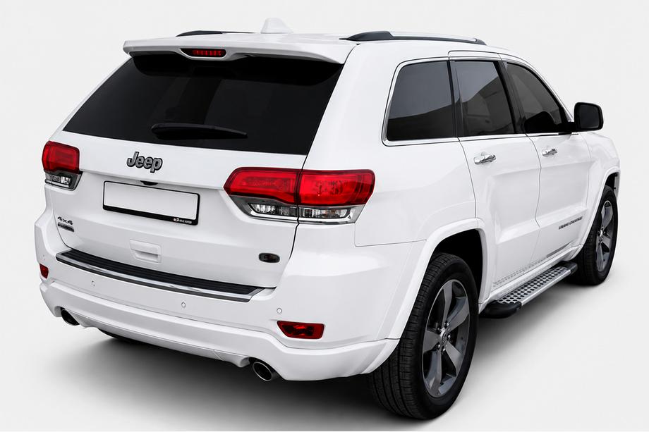 Jeep Grand Cherokee WK2 2010–2021 Stranske stopnice Allmond Grey (2 kosa, aluminij) Image