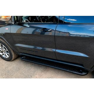 Bočne stopnice Allmond Black (2 kos, aluminij) Jeep Grand Cherokee WK2 2010–2021 fotografija 2
