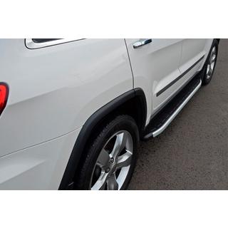 Stranski pragovi Fullmond (2 kosa, aluminij) Jeep Grand Cherokee WK2 2010–2021 fotografija 4