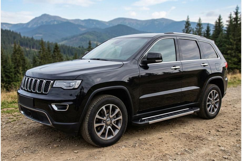 Jeep Grand Cherokee WK2 2010–2021 Bočne stopnice RedLine V1 (2 kosa, aluminij) Image