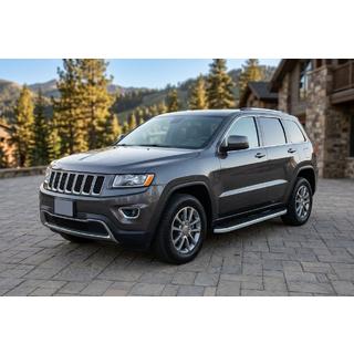 Stranske stopnice Tayga Grey (2 kos, aluminij) Jeep Grand Cherokee WK2 2010–2021 fotografija 1