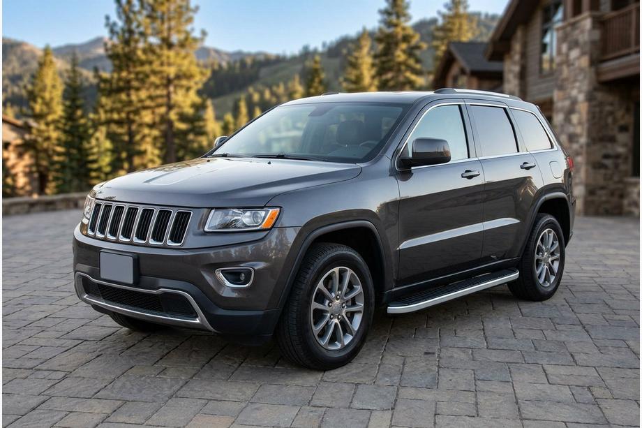 Jeep Grand Cherokee WK2 2010–2021 Stranske stopnice Tayga Grey (2 kos, aluminij) Image