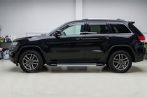 Jeep Grand Cherokee WK2 2010–2021 Stranske stopnice Rainbow (2 kosa, aluminij) fotografija 1