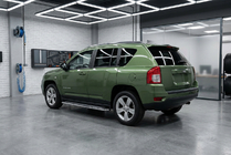 Jeep Compass 2006–2016 Stranske stopnice Maydos V2 (2 kosa, nerjavno jeklo) fotografija 1