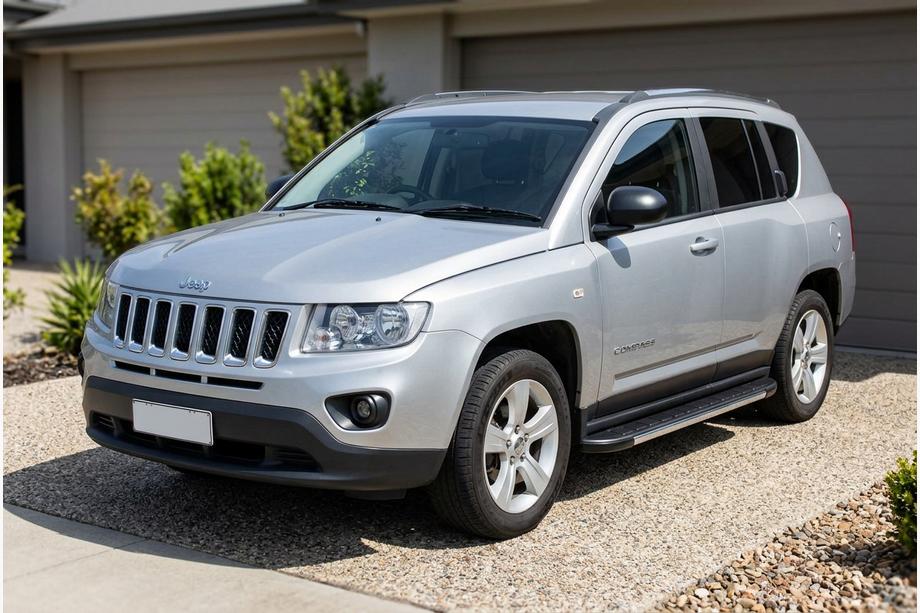 Jeep Compass 2006–2016 Bočne stopnice RedLine V1 (2 kosa, aluminij) Image