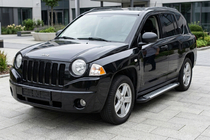 Jeep Compass 2006–2016 Stranske stopnice Line (2 kosa, aluminij) fotografija 1