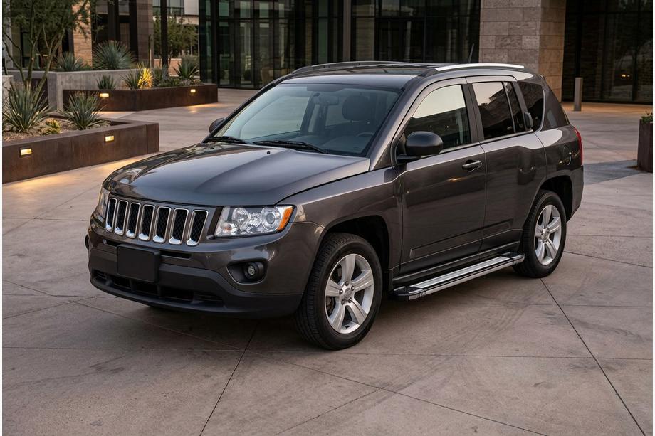 Jeep Compass 2006–2016 Stranske stopnice Rainbow (2 kosa, aluminij) Image