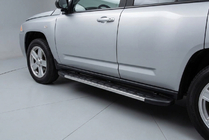 Jeep Compass 2006–2016 Stranske stopnice Duru (2 kos, aluminij) fotografija 1